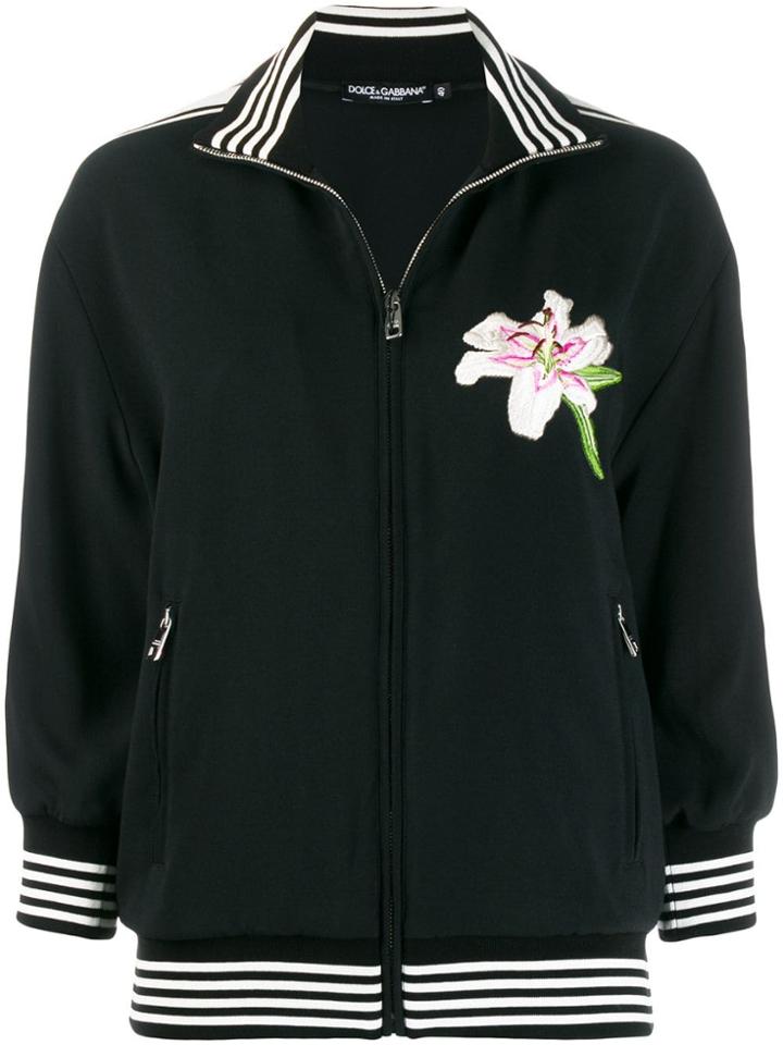 Dolce & Gabbana Logo Printed Active Jacket - Black