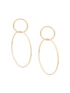 Zoë Chicco 14kt Yellow Gold Double Circle Hoop Earrings