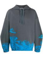 Valentino X Undercover Time Traveller Printed Hoodie - Grey