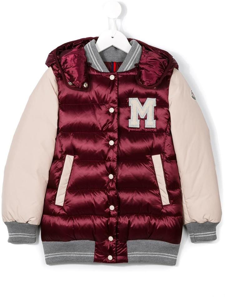 Moncler Kids 'terehasa' Padded Jacket, Boy's, Size: 8 Yrs, Red
