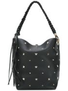 Red Valentino Star Stud Tote - Black