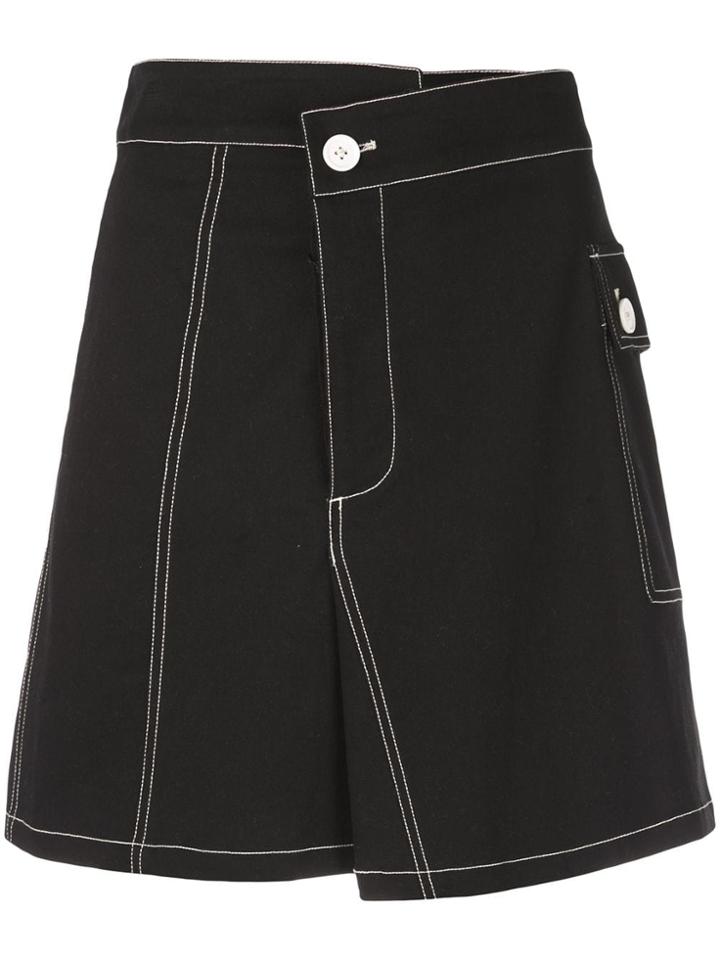 Proenza Schouler Utility Cotton Twill Skirt - Black