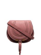 Chloé Pink Mini Marcie Leather Shoulder Bag