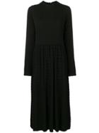 Jil Sander Loose Fit Maxi Dress - Black