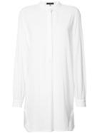 Ann Demeulemeester - Sheer Oversized Shirt - Women - Cotton - 38, White, Cotton