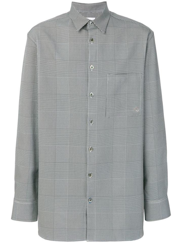 Études Houndstooth Shirt - Black