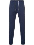Monkey Time Tapered Track Pants - Blue