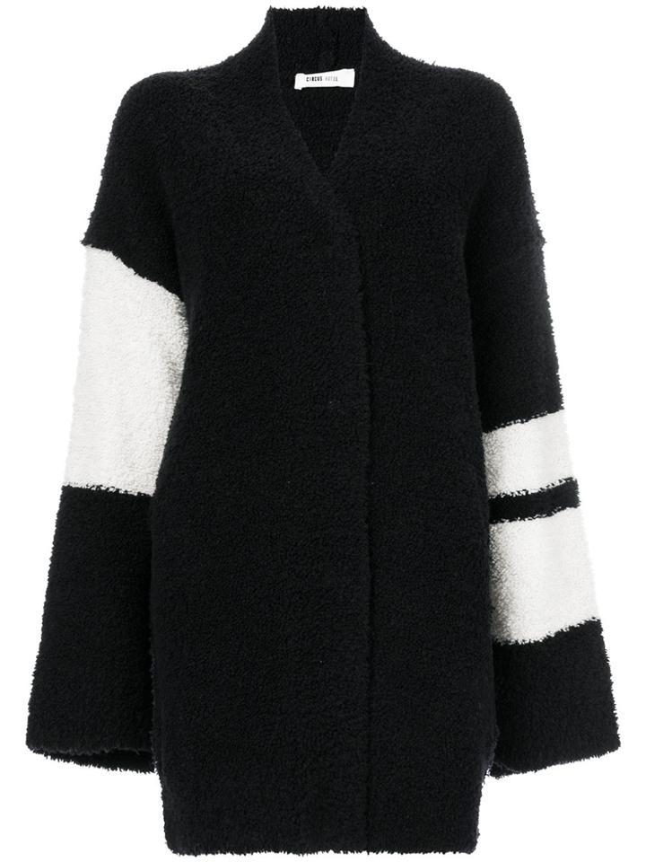 Circus Hotel Oversized Button Up Cardigan - Blue