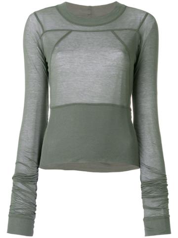 Rick Owens Plinth Cropped Top - Green