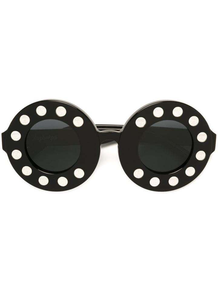 Linda Farrow 'linda Farrow X Yazbukey' Sunglasses, Women's, Black, Acetate