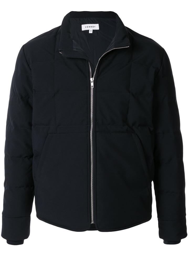 Venroy Fitted Padded Jacket - Blue