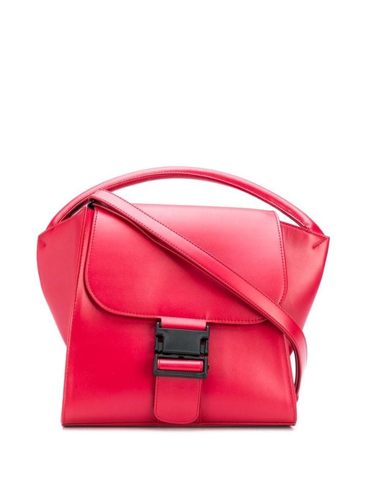 Zucca Broad Handle Bag - Red