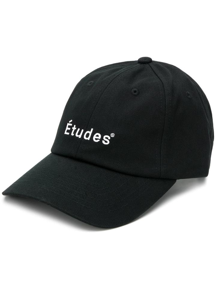 Études Embroidered Logo Cap - Black