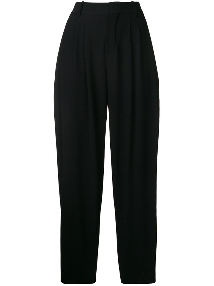 Chloé High Waisted Trousers - Black