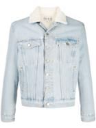 Fiorucci Shearling Nico Denim Jacket - Blue