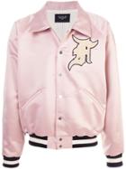 Fear Of God Embroidered Bomber Jacket - Pink & Purple