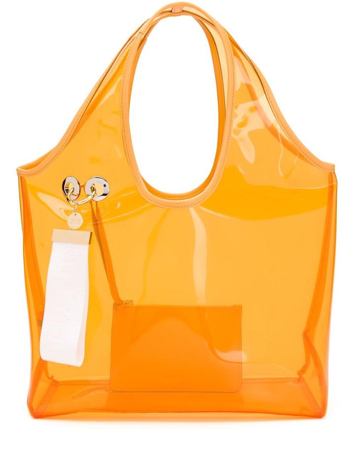 See By Chloé Transparent Bag - Orange