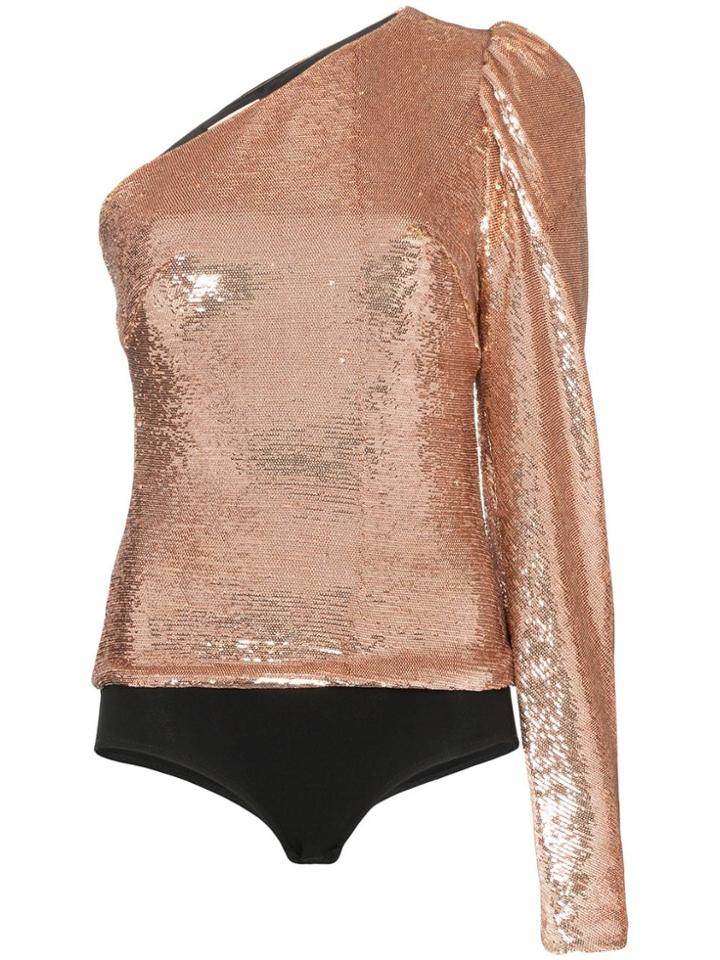 Alexandre Vauthier One-shoulder Sequin Body - Pink