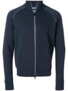 Woolrich Zipped Sweater - Blue