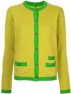 Chanel Pre-owned Cashmere Cardigan & Blouse Set - Green