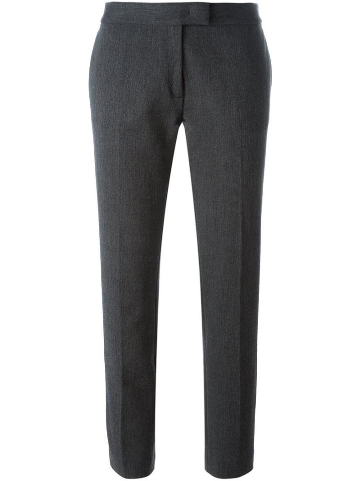 Joseph Stretch Trousers, Women's, Size: 40, Grey, Viscose/acetate/cotton/polyester