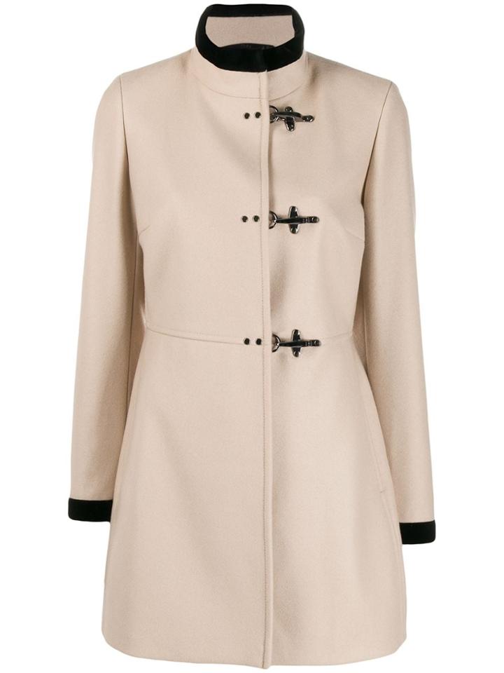 Fay Virginia Three-hook Coat - Neutrals