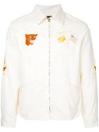 Tailor Toyo - Vietnam Dragon Patch Jacket - Men - Cotton/acetate - M, White, Cotton/acetate