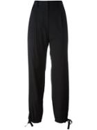 Mm6 Maison Margiela Elastic Hem Straight Trousers
