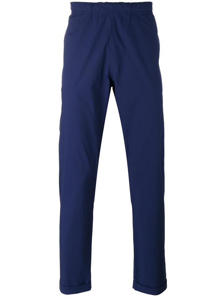 Ps By Paul Smith - Elastic Waistband Chinos - Men - Cotton - 30, Blue, Cotton