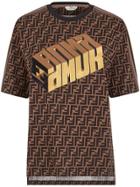 Fendi Fendi Roma Amor T-shirt - Brown