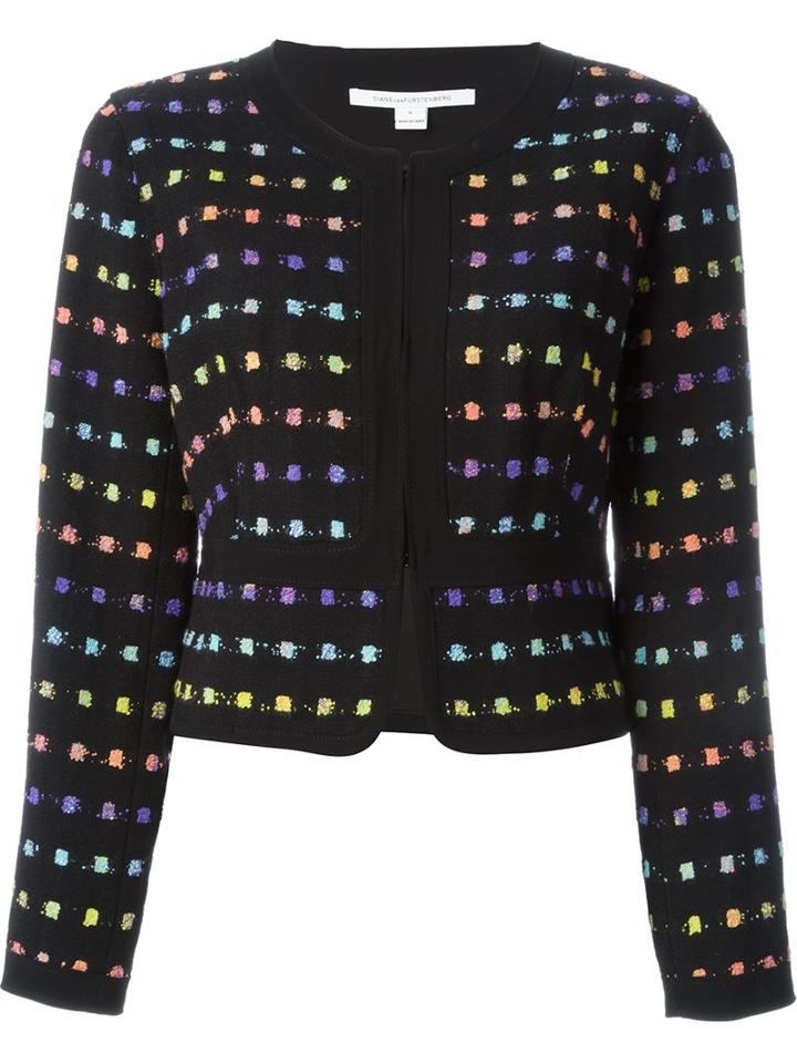 Diane Von Furstenberg Multicolour Dots Jacket
