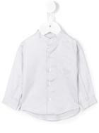 Cashmirino - Mandarin Collar Shirt - Kids - Cotton - 9 Mth, Infant Boy's, Grey