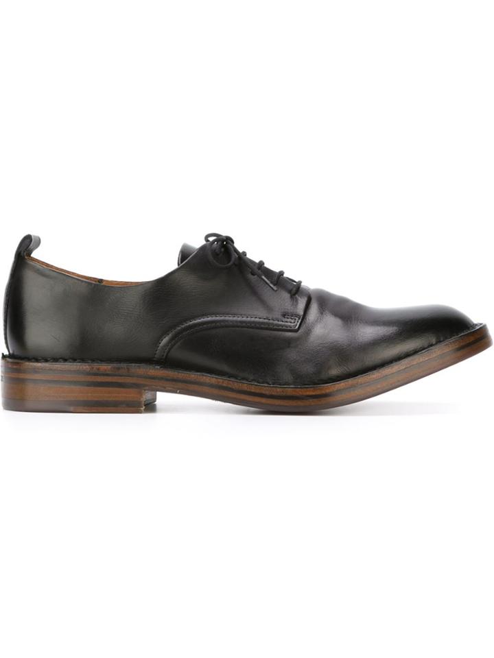 Buttero Classic Derby Shoes - Black