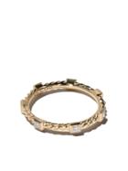 David Yurman 18kt Yellow Gold Cable Collectibles Cable Diamond Stack