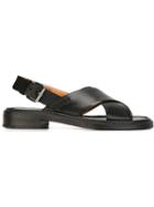 Church S Olina Sandals, Women's, Size: 36.5, Black, Calf Leather/leather/rubber