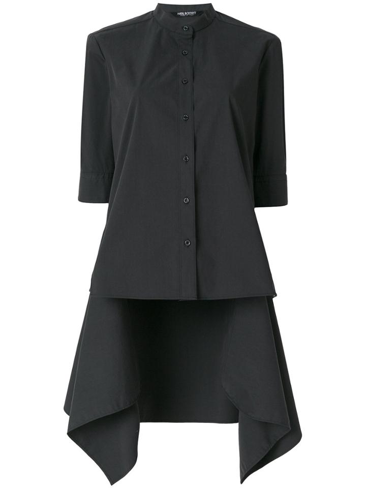 Neil Barrett Asymmetric Hem Shirt - Black