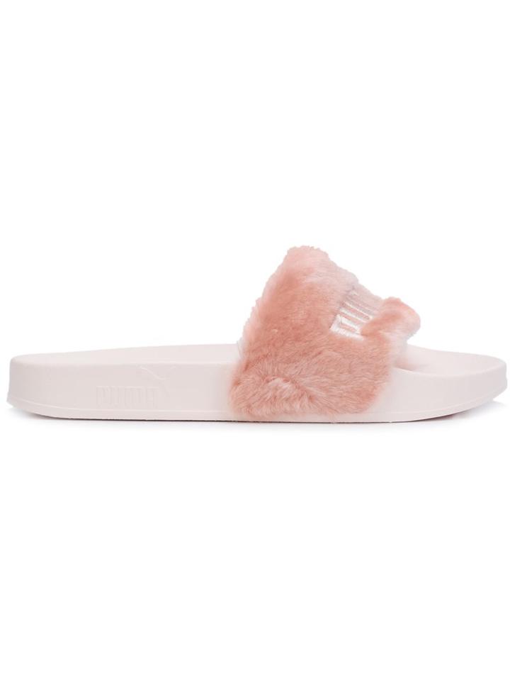 Puma Fur Slide Sandals
