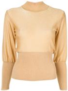 Emilio Pucci Lurex Sweater - Gold