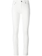 Saint Laurent Skinny Jeans, Women's, Size: 26, Nude/neutrals, Cotton/polyurethane