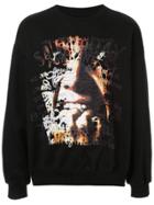 Doublet Graphic Print Sweatshirt - Black