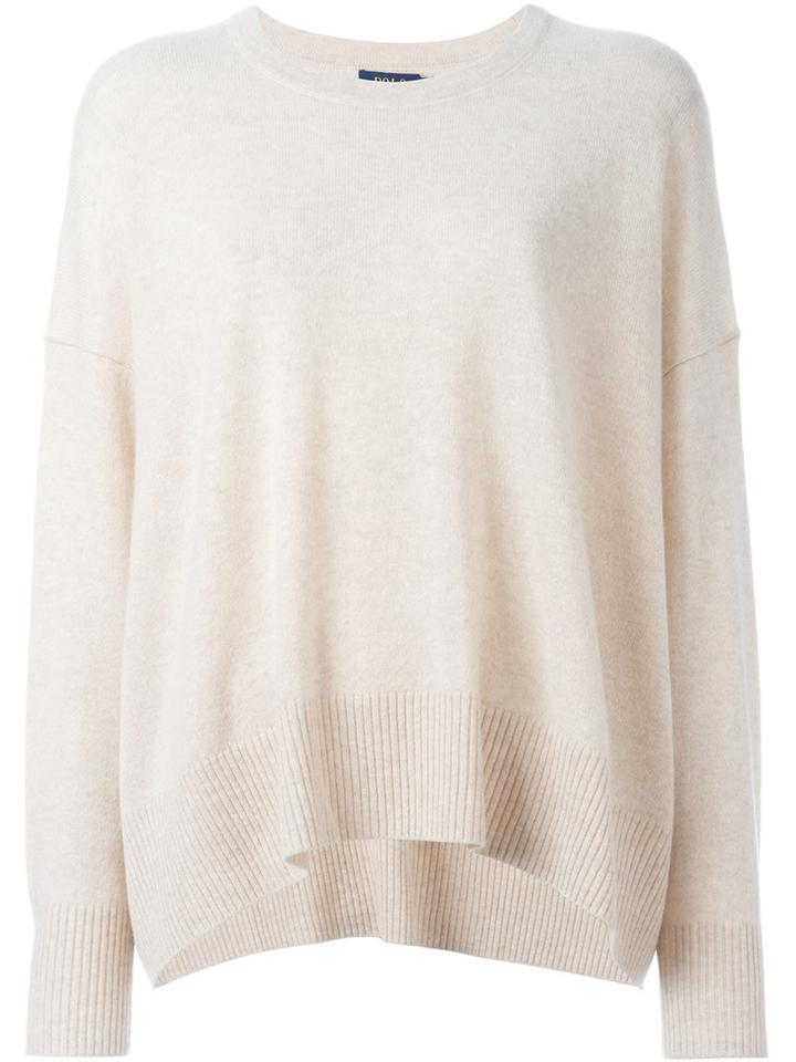 Polo Ralph Lauren Flared Pullover, Women's, Size: Xs, Nude/neutrals, Cashmere