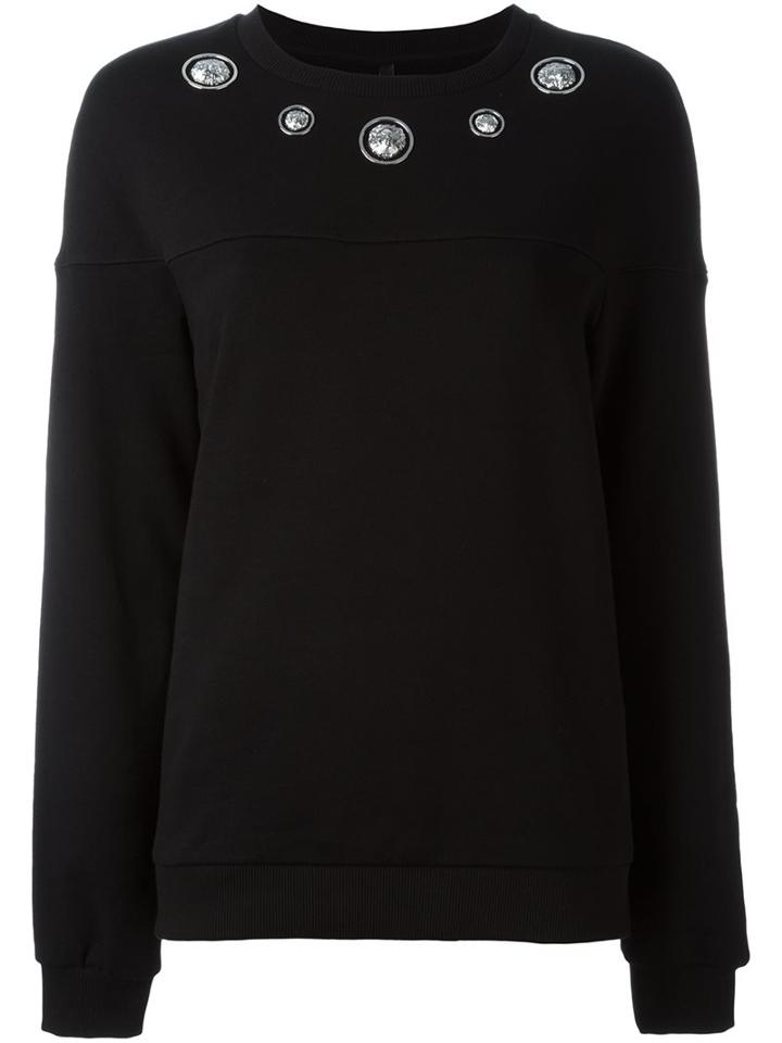 Versus Logo Stud-embellished Sweatshirt