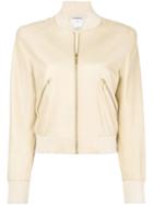 Chanel Pre-owned Cropped Bomber Jacket - Neutrals