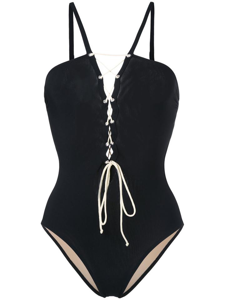 Zeus+dione - Patmos One-piece - Women - Polyamide/spandex/elastane - 40, Black, Polyamide/spandex/elastane