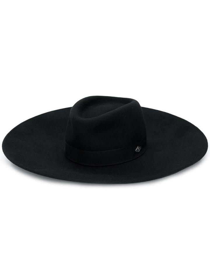 Tommy Hilfiger Wide Brim Hat - Black