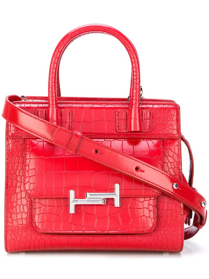 Tod's Small Double T Satchel - Red
