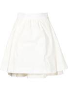 Moncler - Layered A-line Skirt - Women - Polyester/polyimide - 0, White, Polyester/polyimide