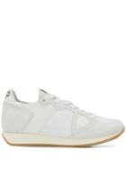 Philippe Model White Suede Sneakers