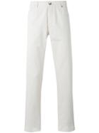Brunello Cucinelli - Five Pocket Regular Trousers - Men - Cotton - 52, Nude/neutrals, Cotton