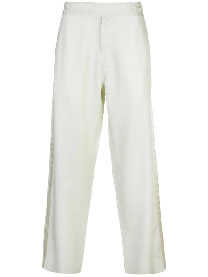 Our Legacy Side Stripe Drape Trousers - White